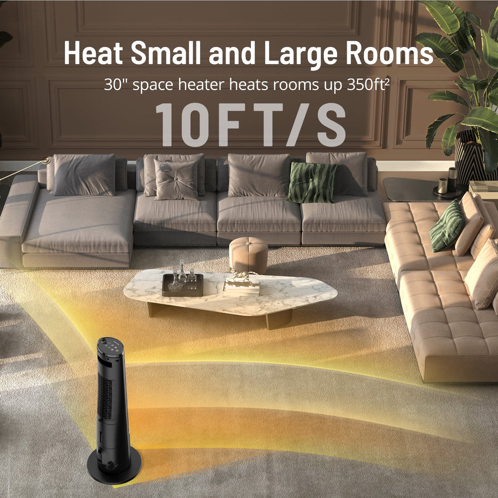 2-in-1 Tower Space Heater Humidifier with Thermostat X639975