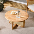 Coffee Table with Rattan Accents N226