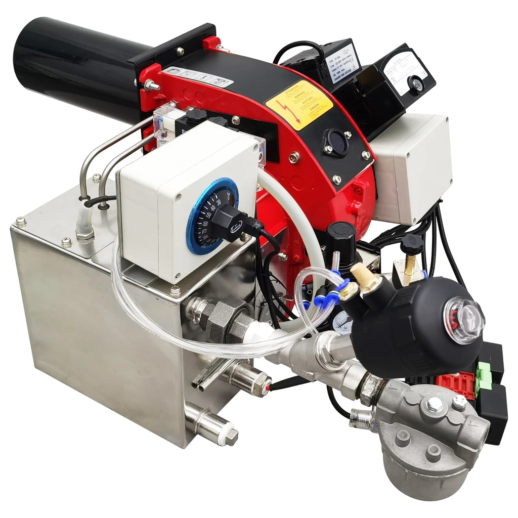 Waste Oil Heater Furnace Air Atomizing Heavy Oil Burner 220V A943