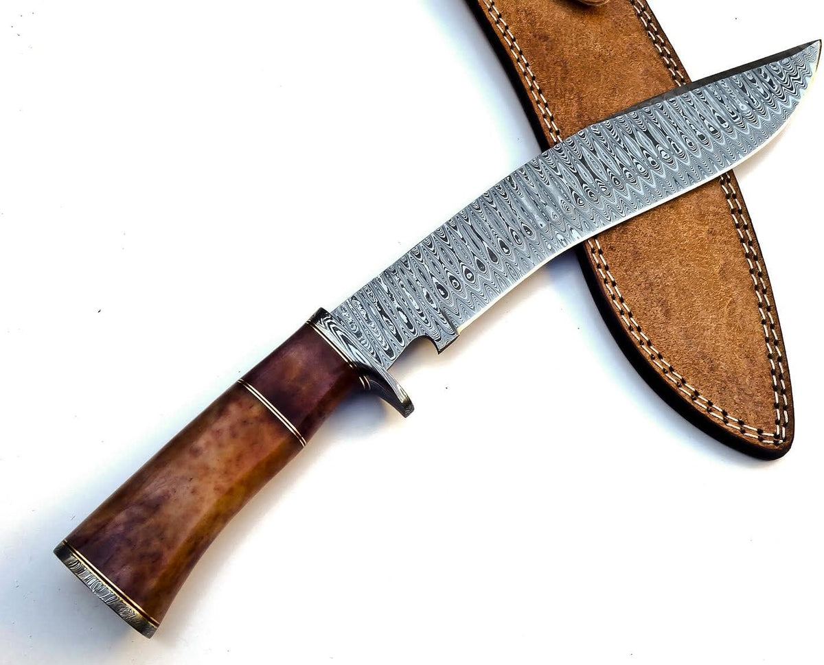 Handmade Damascus Steel 15 Inches Kukri Knife I670020