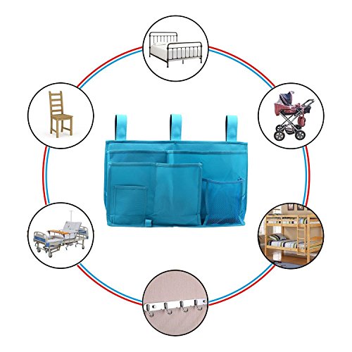 Large Pocket Hanging Storage Organizer (Light blue) A182