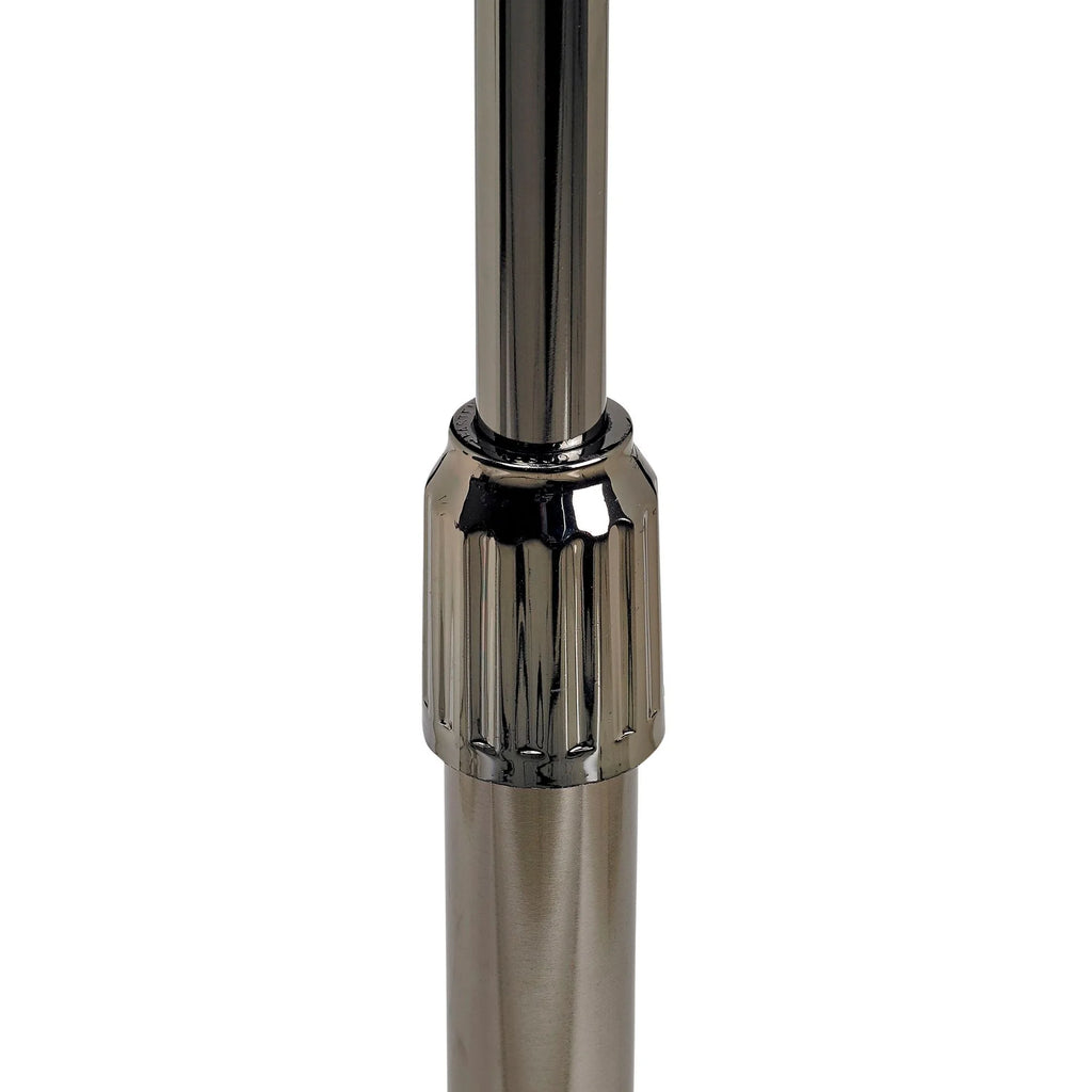 49" Black Adjustable Height Standing Floor Fan O937