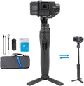 3-Axis Gimbal Stabilizer Telescoping Handheld for Action Camera with Mini Tripod N13019