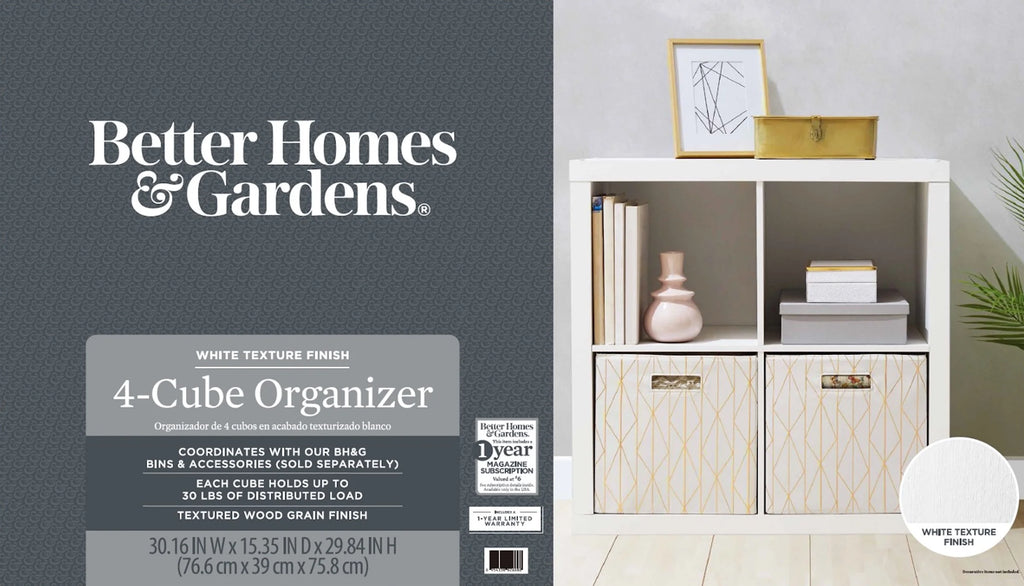 4-Cube Storage Organizer H31005