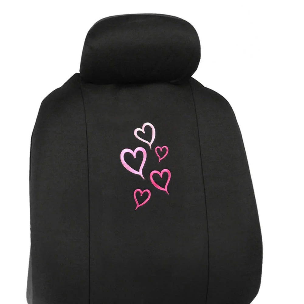 Pink 9pc Car Seat Covers I157