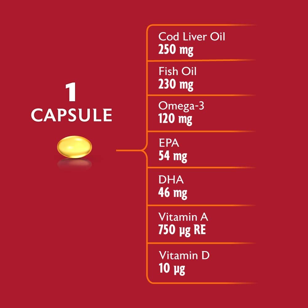 Cod Liver Oil 60 Capsules C904942