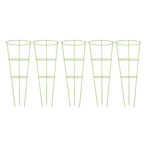 Green 42x22 Galvanized Tomato Cage, 5 Pack K56612