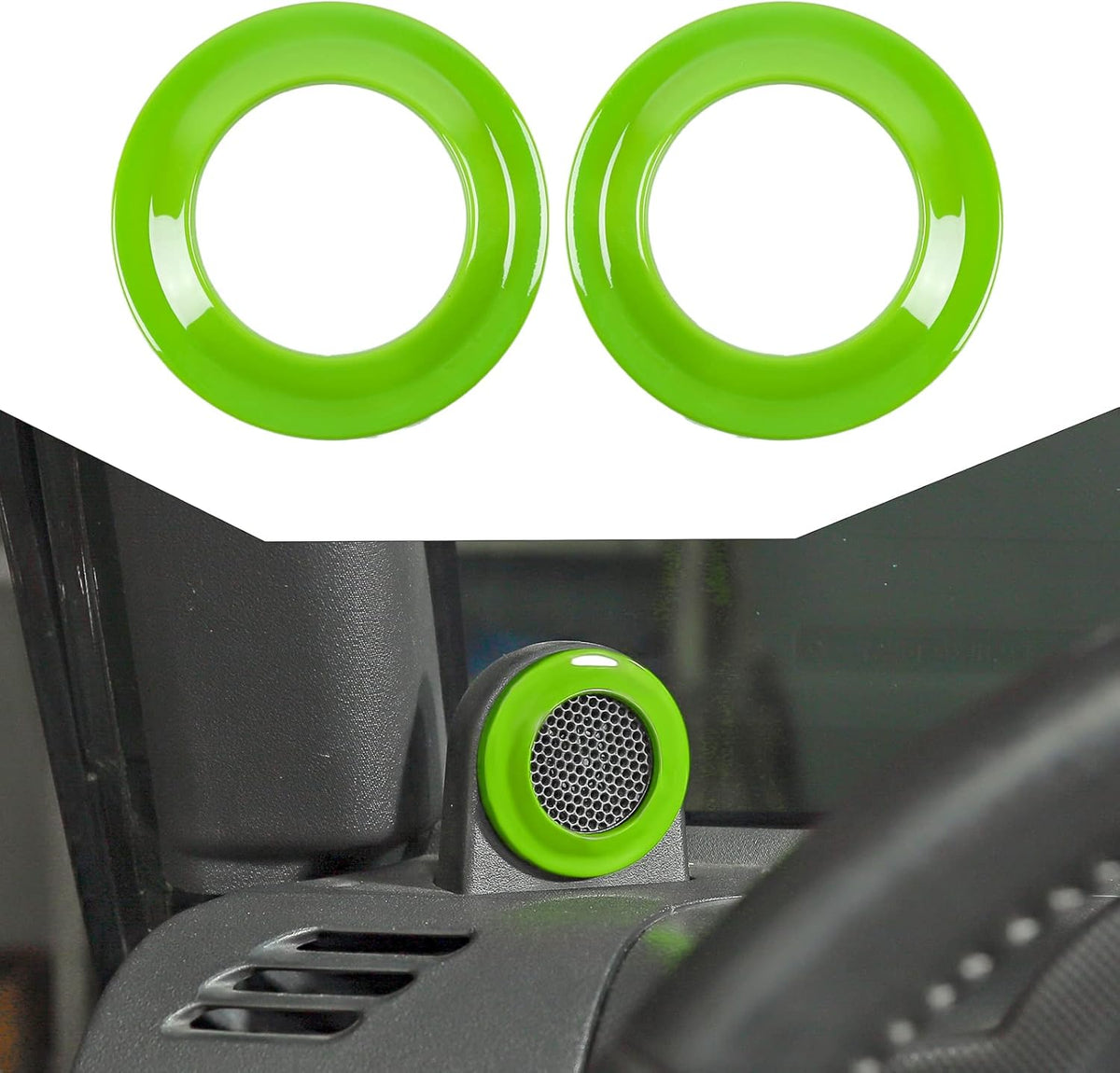 Orange Car Interior Accessories Trim Stickers Y601