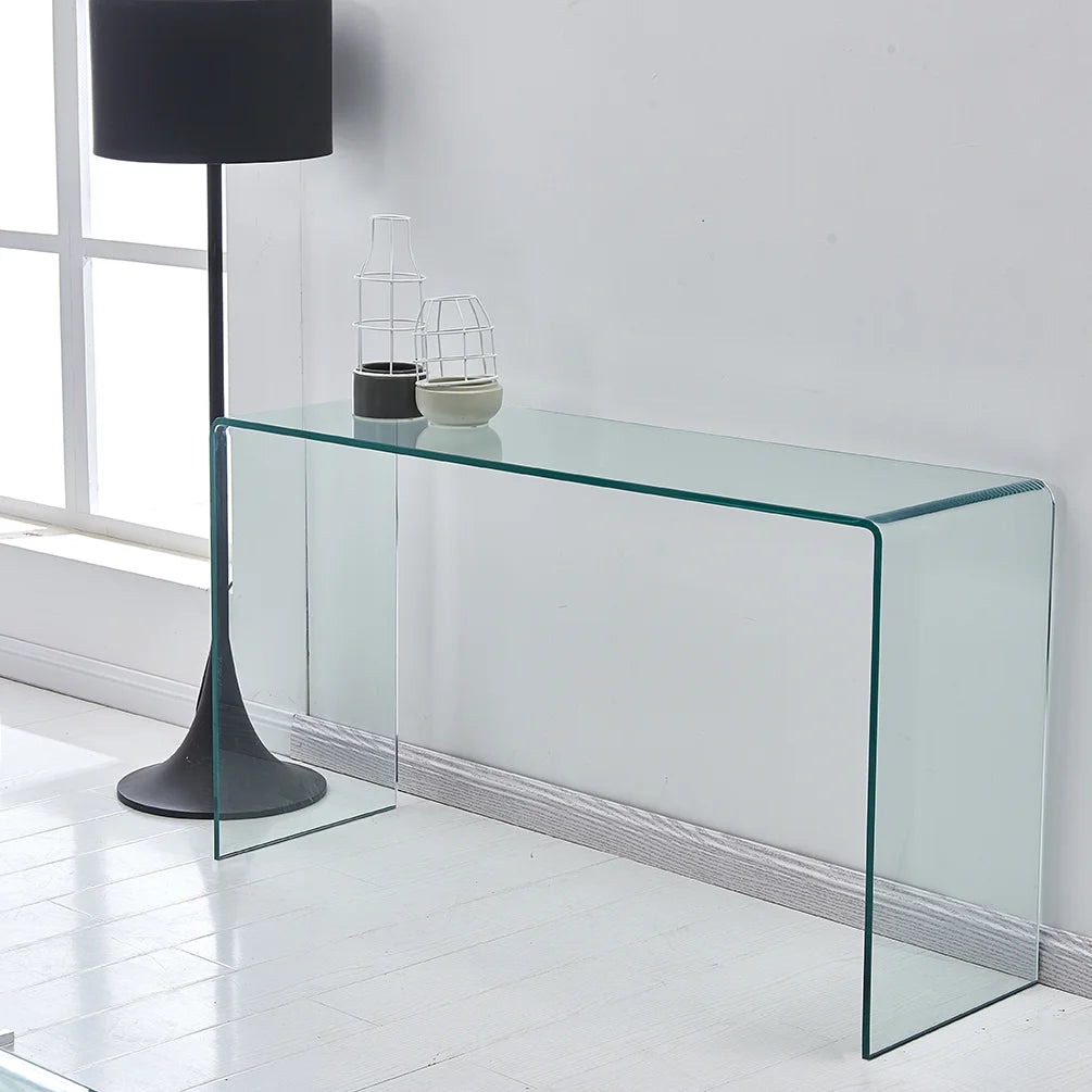 Transparent Tempered Glass Console Table N732