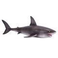 Realistic Great White Shark Wildlife Figurine (Dark Gray) G398638