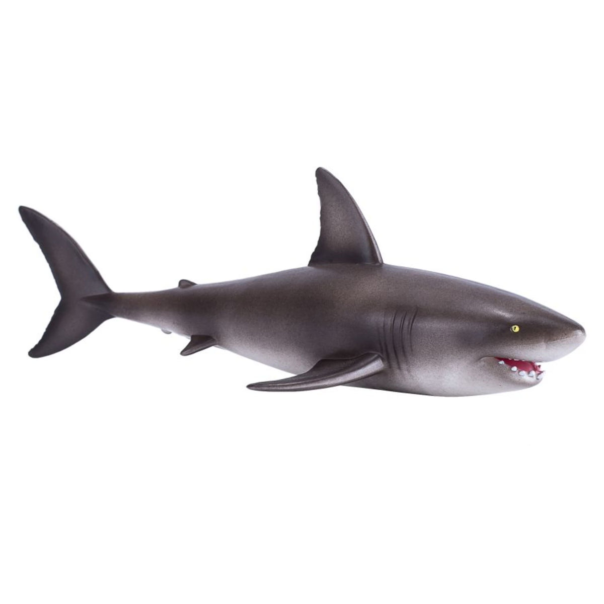 Realistic Great White Shark Wildlife Figurine (Dark Gray) G398638