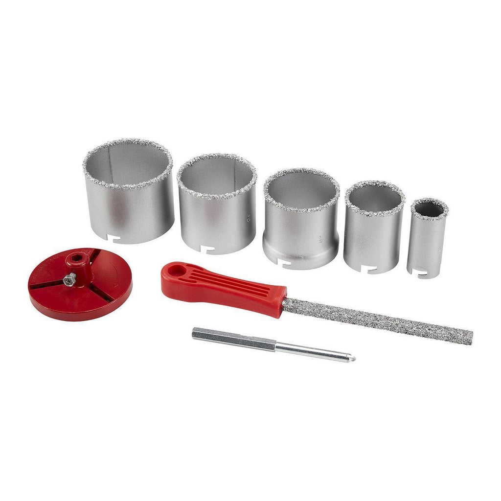 1-1/4 In. - 3-1/4 In. Carbide Grit Hole Saw Set, 9 Piece Z73885