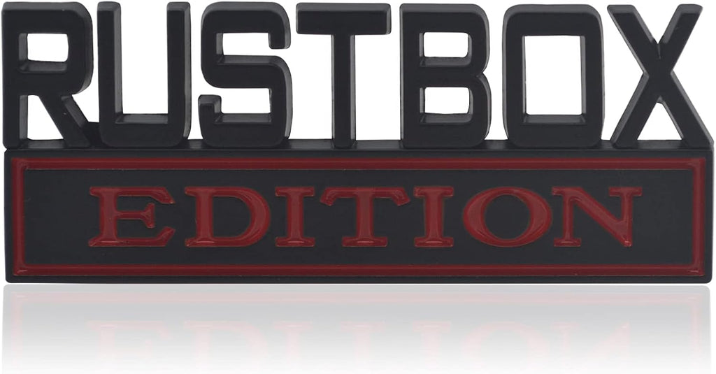 Silver+Red Emblem Sticker Replacement Badge T182