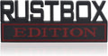 Silver+Red Emblem Sticker Replacement Badge T182