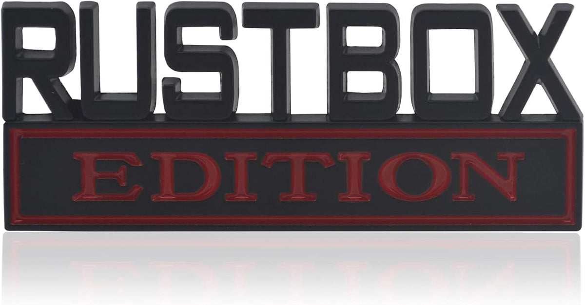 Silver+Red Emblem Sticker Replacement Badge T182