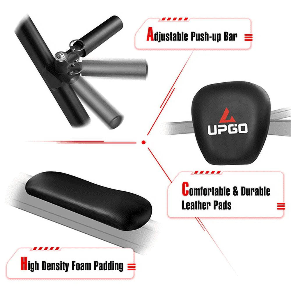 Adjustable Power Tower Dip Station Pull up Bar O87413