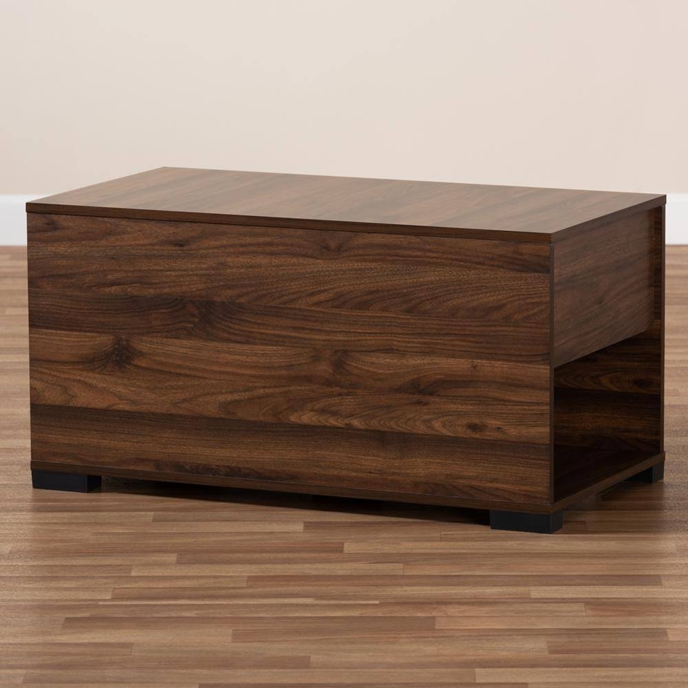 Walnut Brown Finished Cat Litter Box Cover House M242