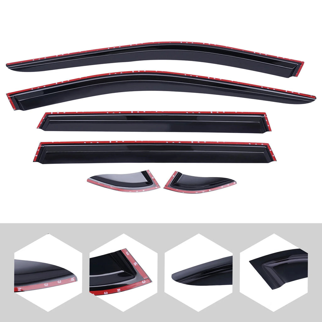 2019-2022 Toyota RAV4 Window Wind Deflector Door Visor Rain Guard T9556
