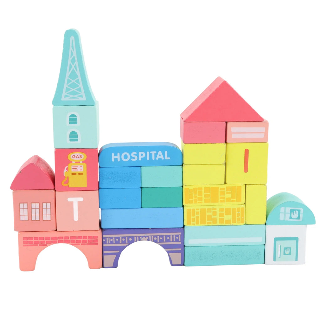 Wooden Building Blocks Set T72641