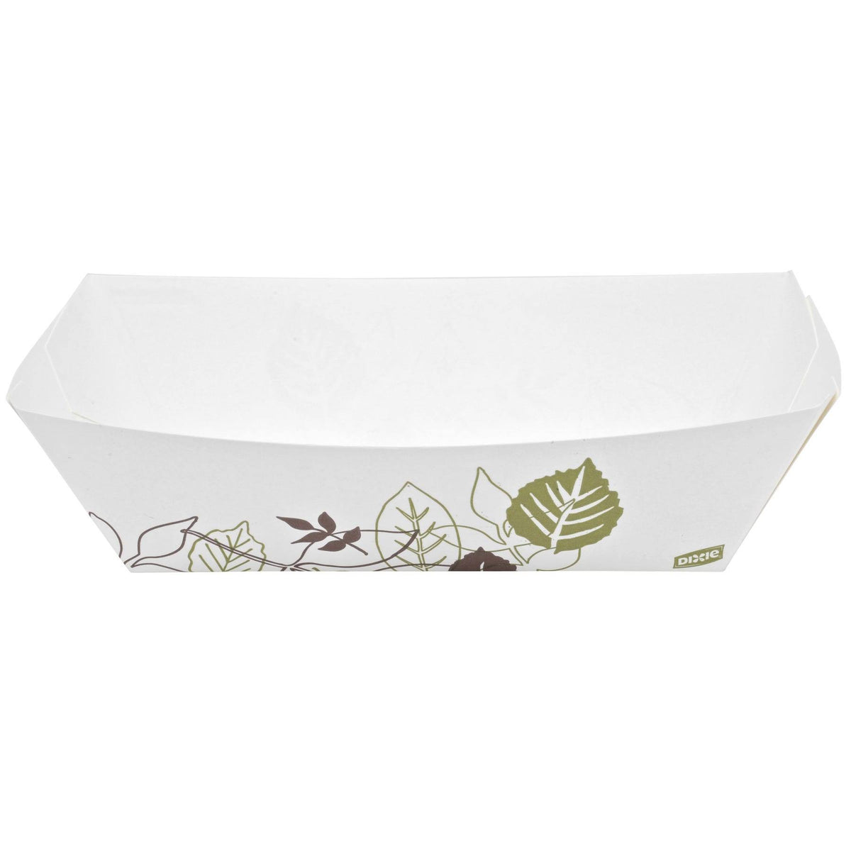 2 1/8in. x 6 1/8in. x 9 3/8in. Multicolor Paper Food Trays, 250 Trays Per Pack, Carton Of 2 Packs A26410