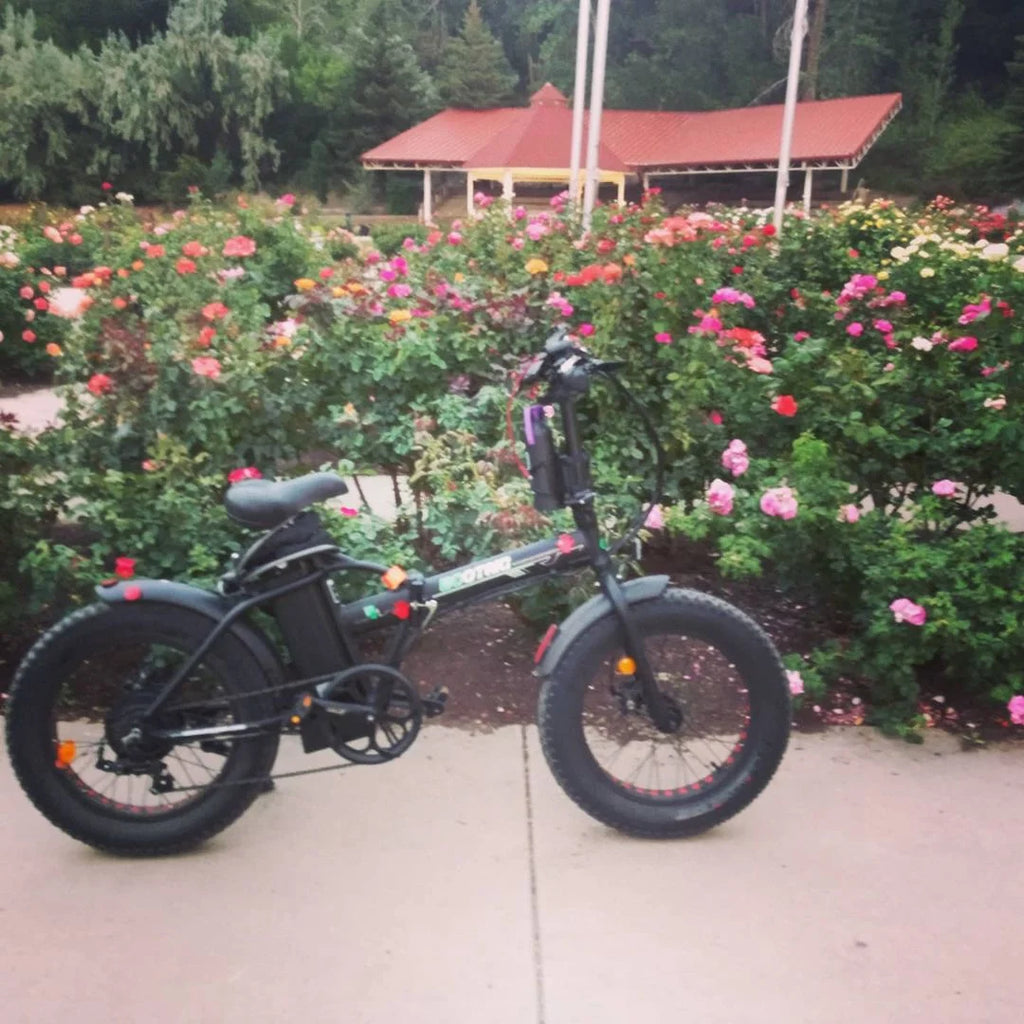 20 Folding Electric Bike Fat Tire 48V 500W Black N24713