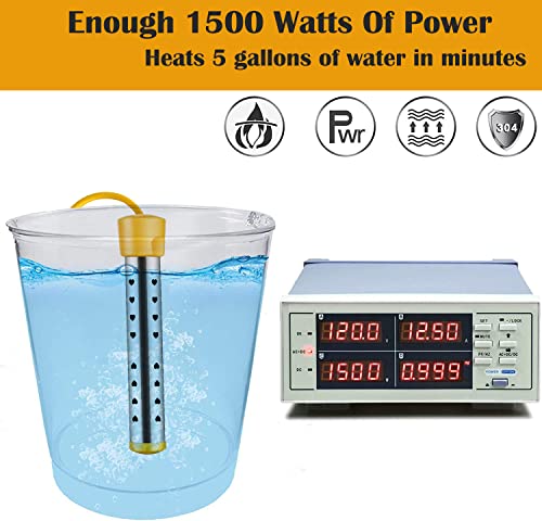 Portable 304 Stainless Steel Immersion Water Heater F5156