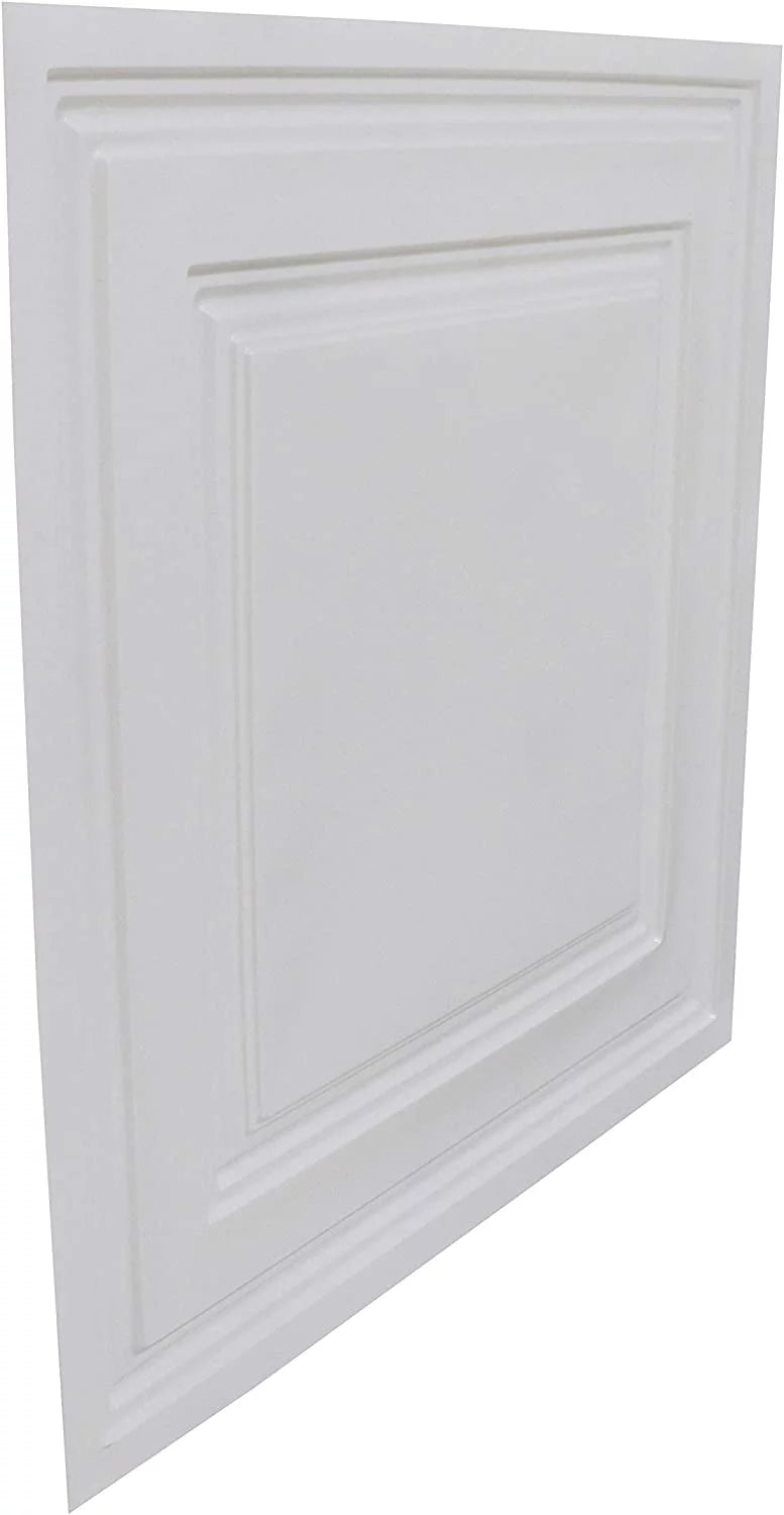 2 ft. x 2 ft. PVC Ceiling Tile in Plain White V666213