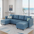 U Shaped 6 Seater Modular Sectional Sofa with Reversible Chaise Q6494
