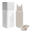 32oz Insulated Stainless Steel Water Bottle with Straw and Chug Lid K9162