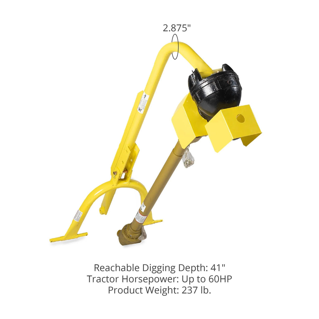 30 HP 3 Point Post Hole Digger with 12in Auger Attachment L78647
