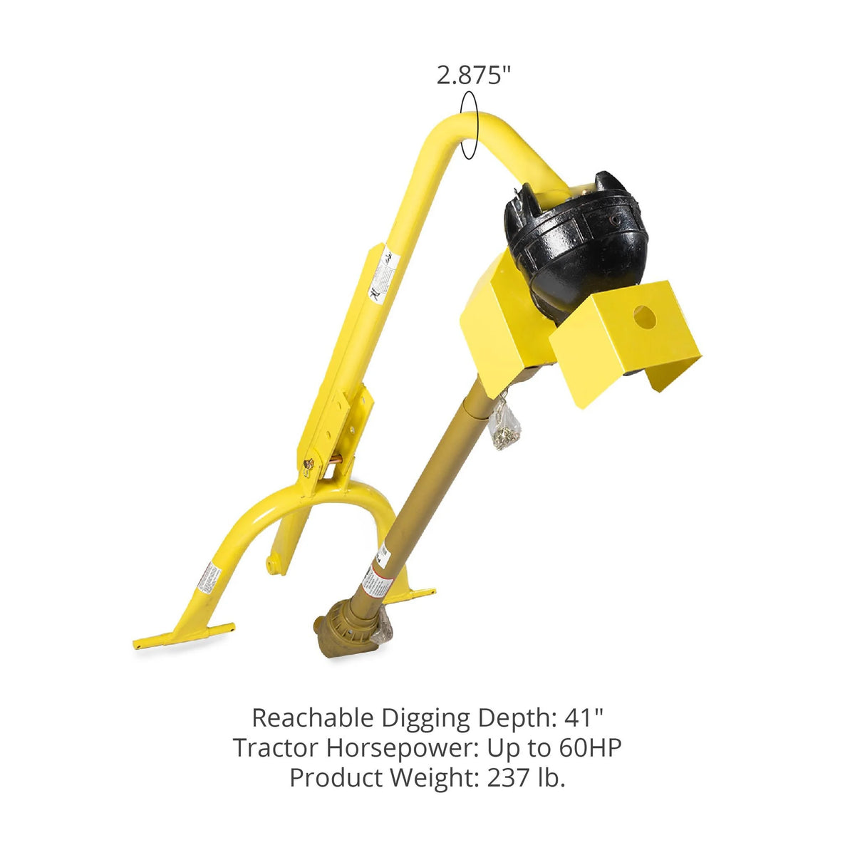 30 HP 3 Point Post Hole Digger with 12in Auger Attachment L78647