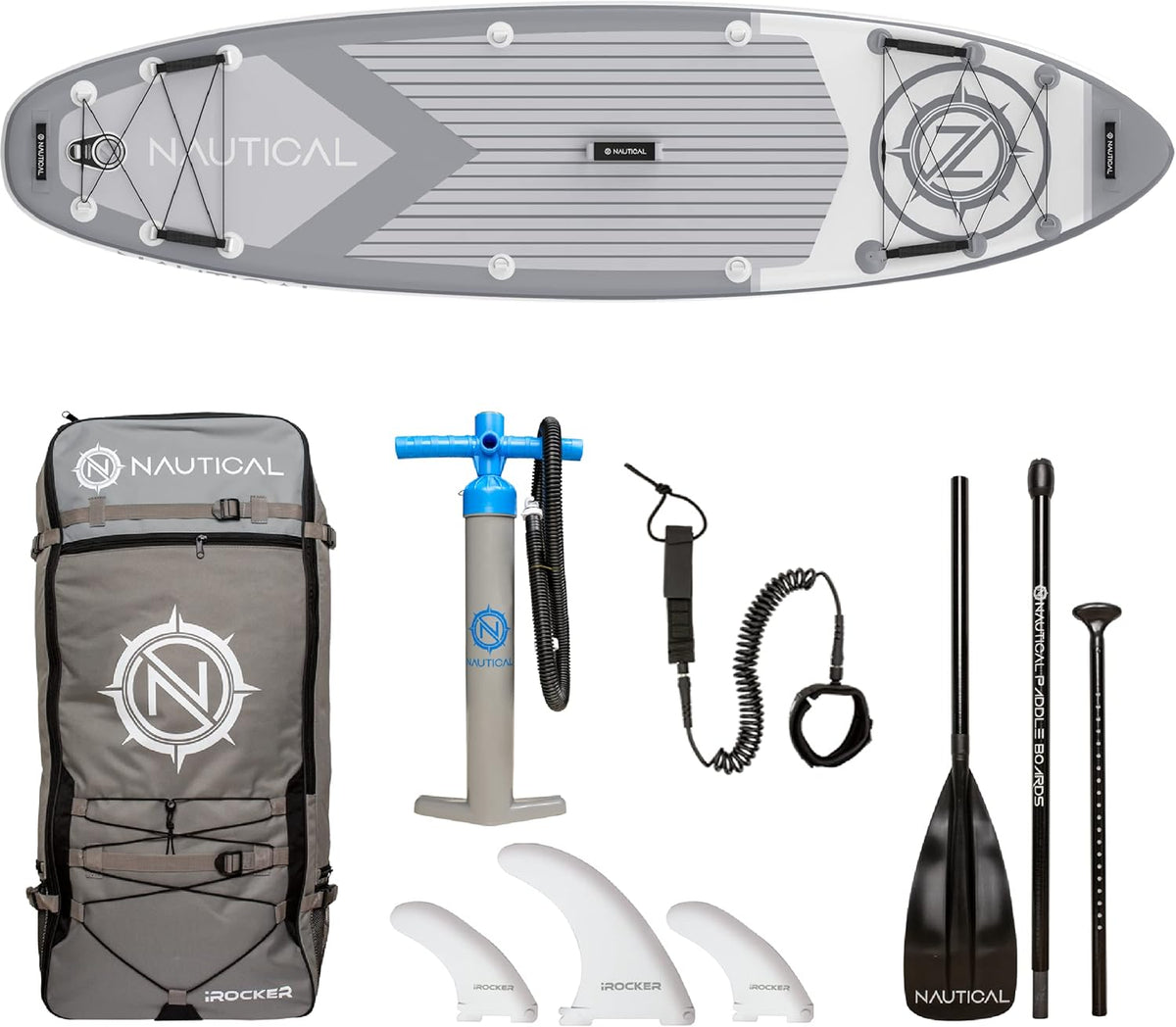 10' Inflatable Stand Up Paddle Board with Roller Bag U864