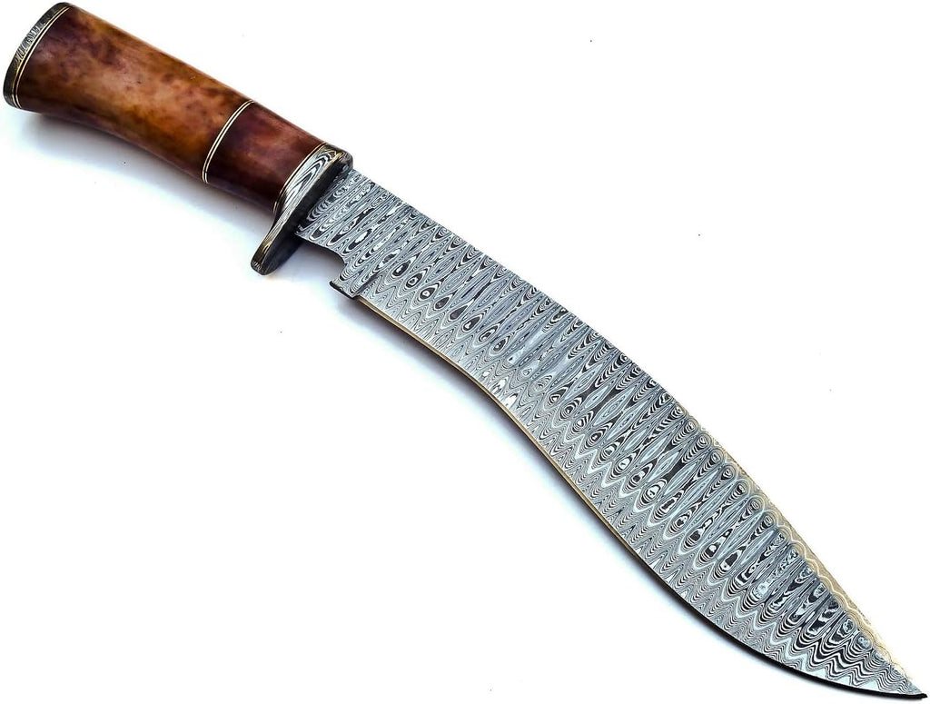 Handmade Damascus Steel 15 Inches Kukri Knife I670020