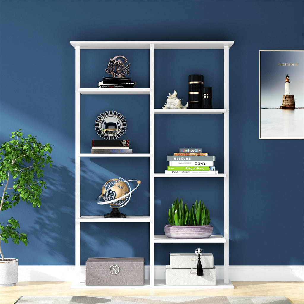 White 5-Tier Bookshelf K95044