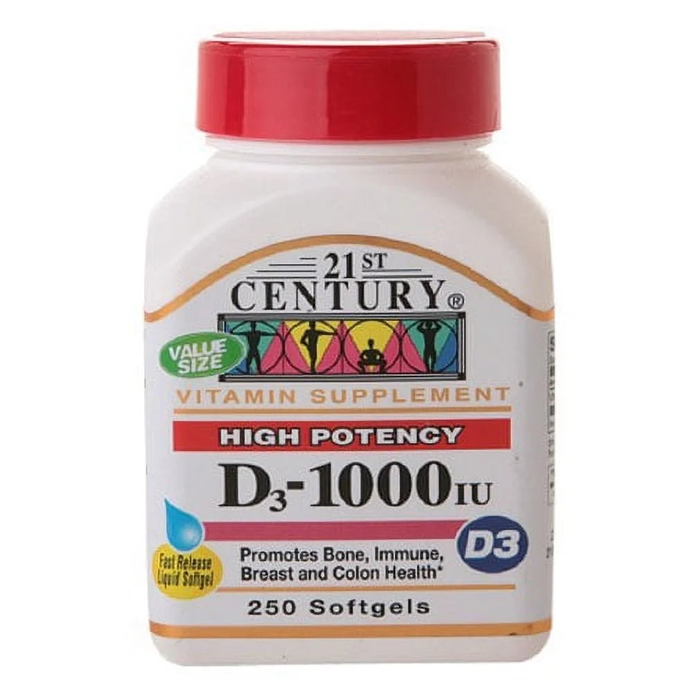 Vitamin D3 1000 Iu Softgels 3 Pack Q796