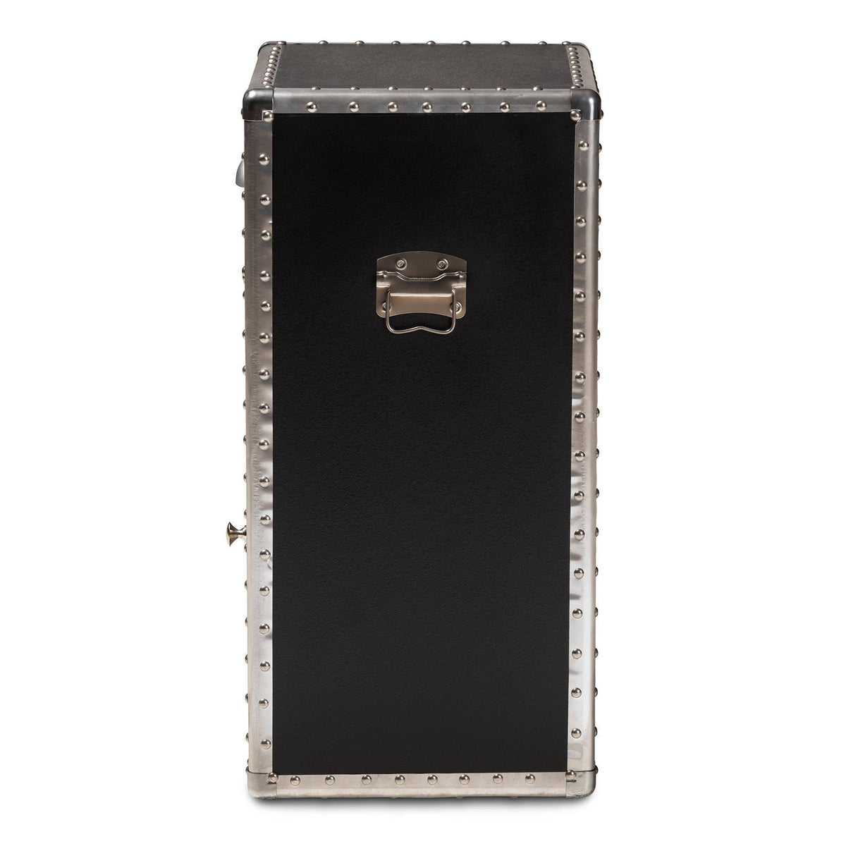Silver Metal Accent Cabinet N34774