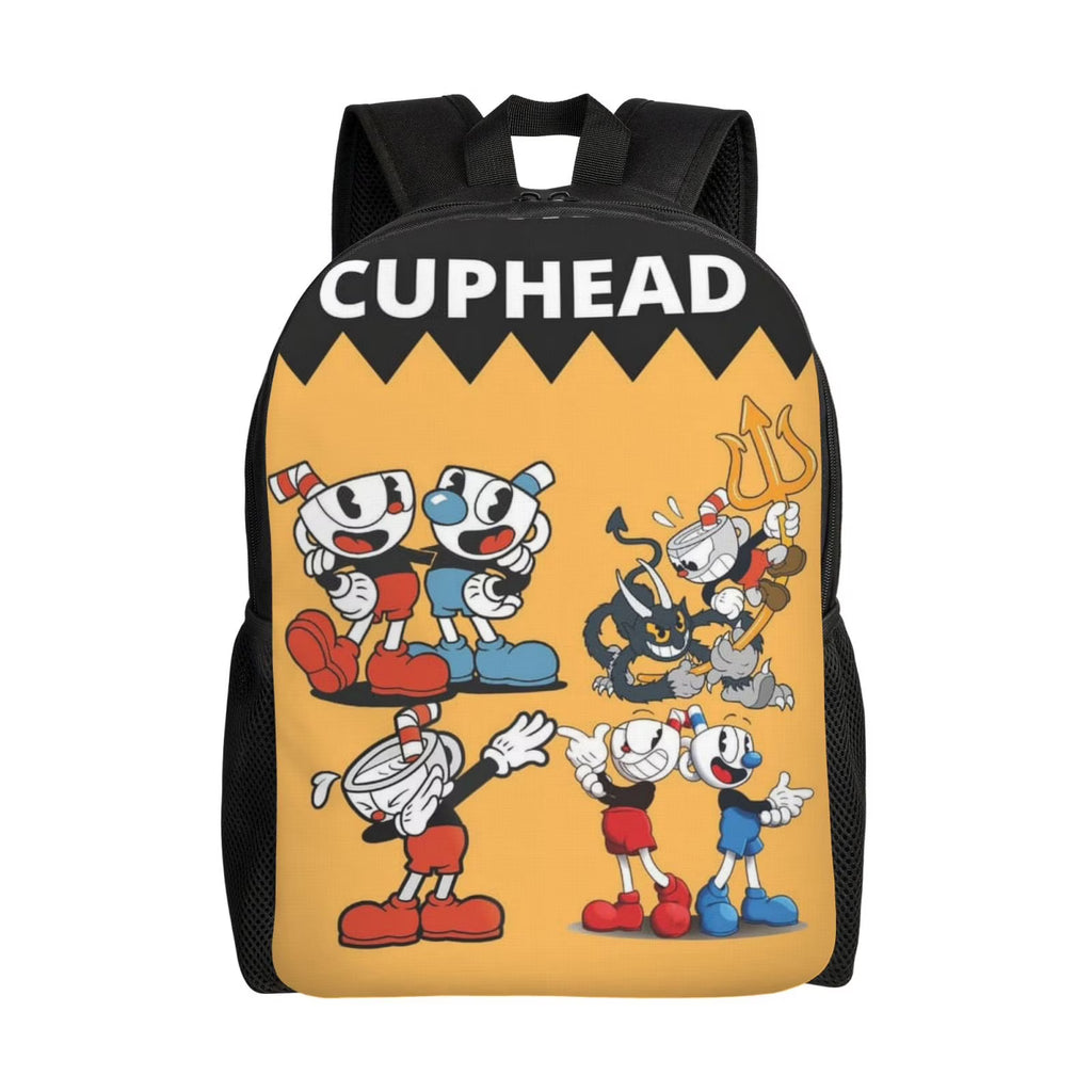 Cuphead Mugman Brothers Backpack Lightweight Daypack I4258