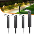 Solar Pathway Lights 4pack, Warm White and Cool White Light L10380