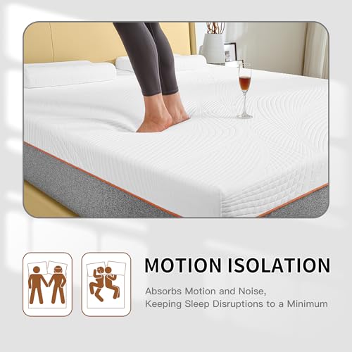 10 Inch King Size Gel Memory Foam Mattress Q328160