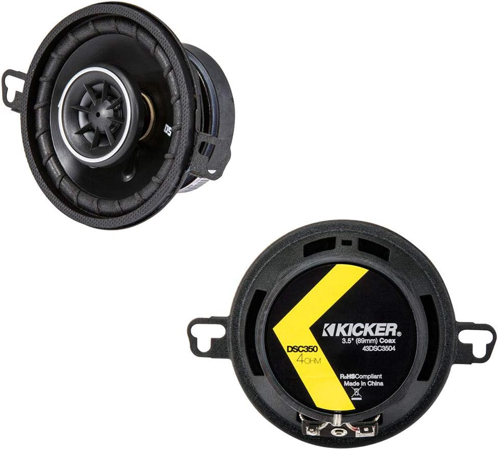 3 Way 4-Ohm Speakers with Amplifier and Replacement Harness B6524