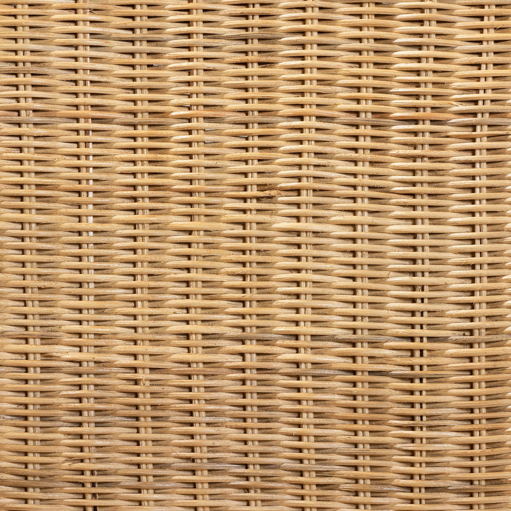 Natural Rattan and Mahogany Wood Dining Chair S590