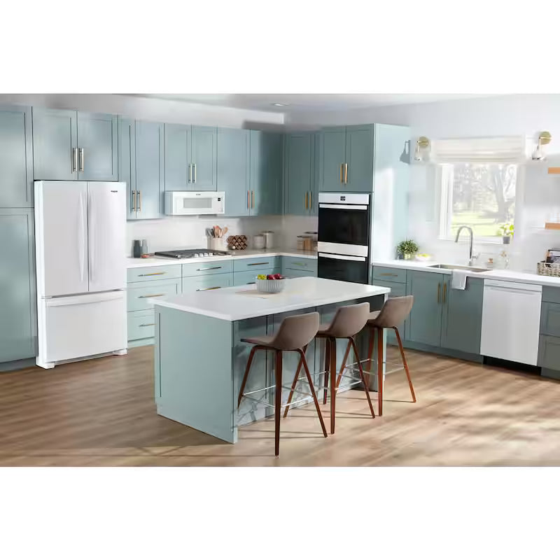 4-Burners Recessed Gas Cooktop in White R850
