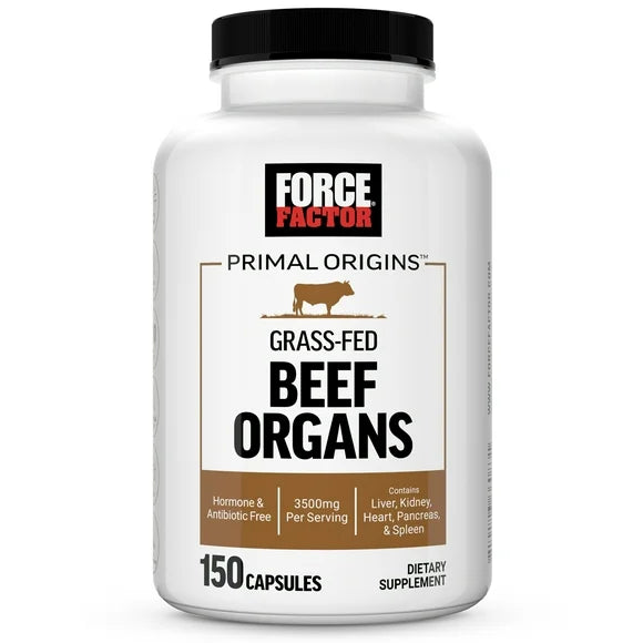 Pasture-Raised Grass Fed Beef Organ Supplement 150 Capsules S49764