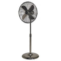 49" Black Adjustable Height Standing Floor Fan O937