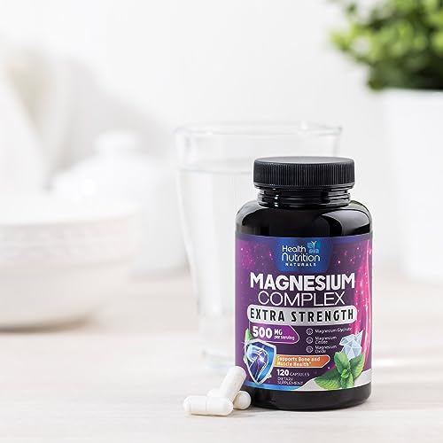 Magnesium Complex Supplement 500mg 120 Capsules U47253