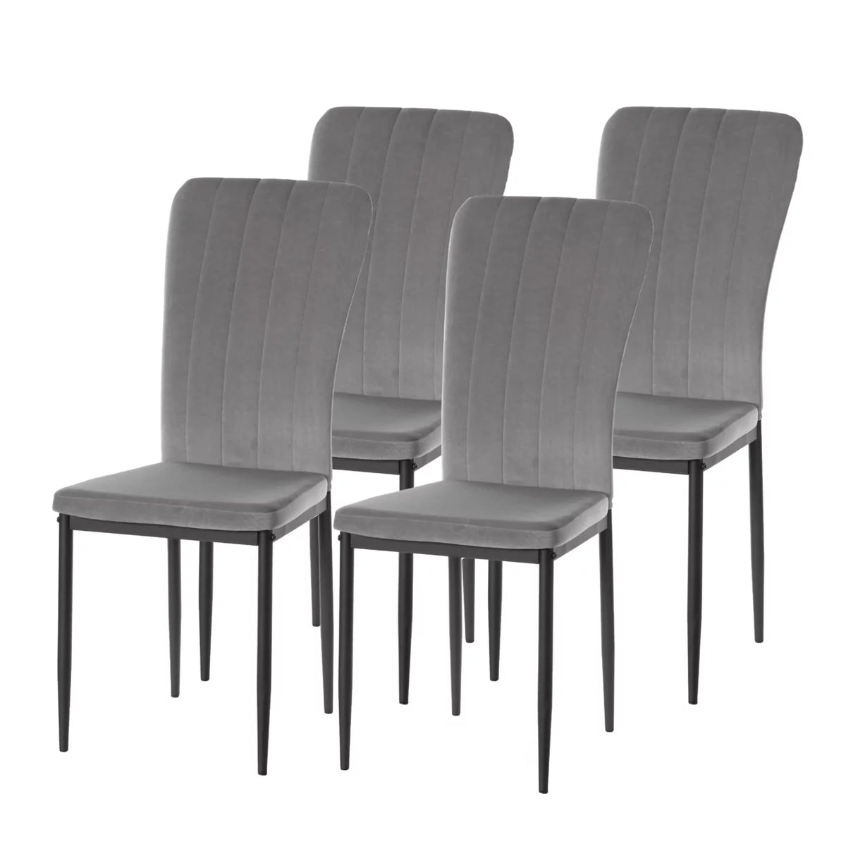 Tufted Velvet Upholstered Dining Chair U8657
