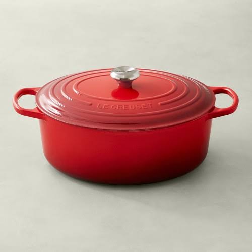 Cast Iron 6.75-Quart Deep Teal Oval Dutch Oven G2290