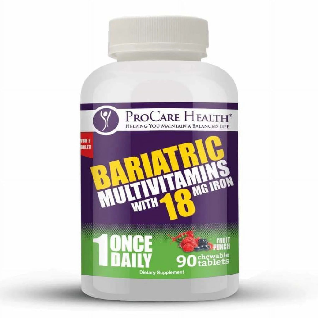 Bariatric MultiVitamin Chewable with Iron - Fruit Punch 90-Day Supply E43683