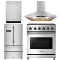 30 Gas Range, Range Hood, Refrigerator, Dishwasher L378