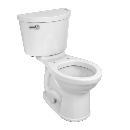 Two-Piece Toilet, Round Front, Chair Height, White, 1.28 gpf H635